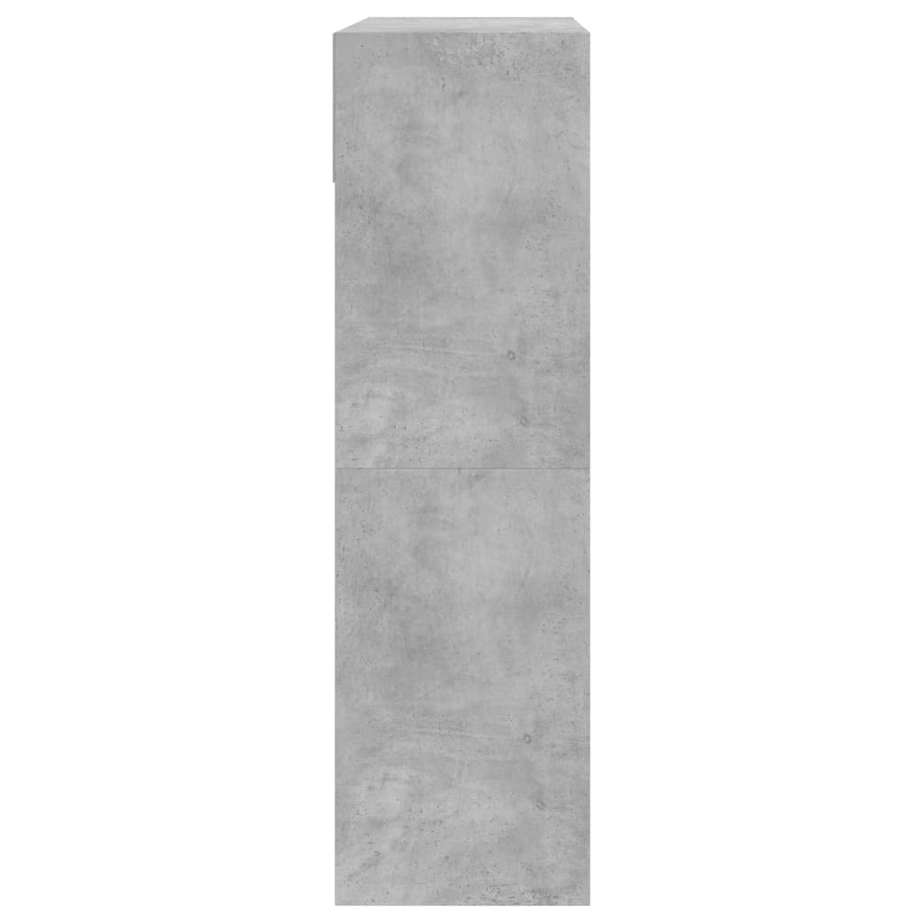 Schuhschrank mit 2 Klappen Weiß 80x34x116 cm