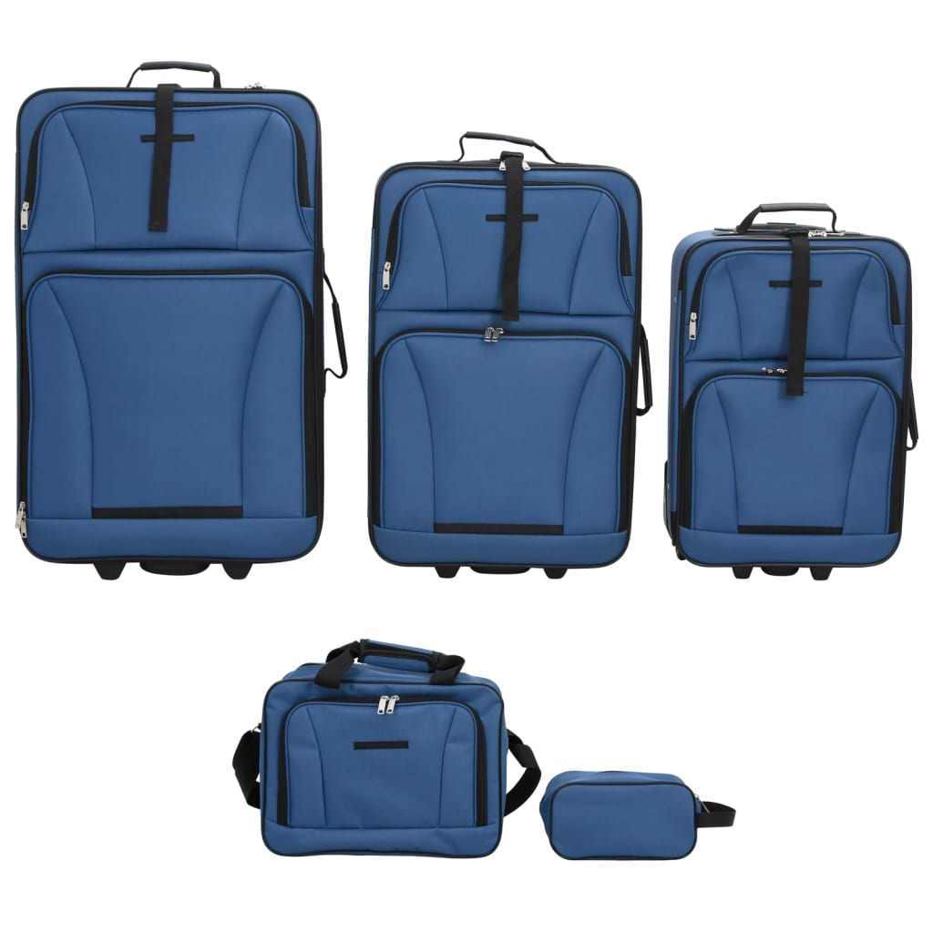 5-tlg. Reiseset | Kofferset | Reisekoffer | Trolleyset | inkl. Kulturtasche