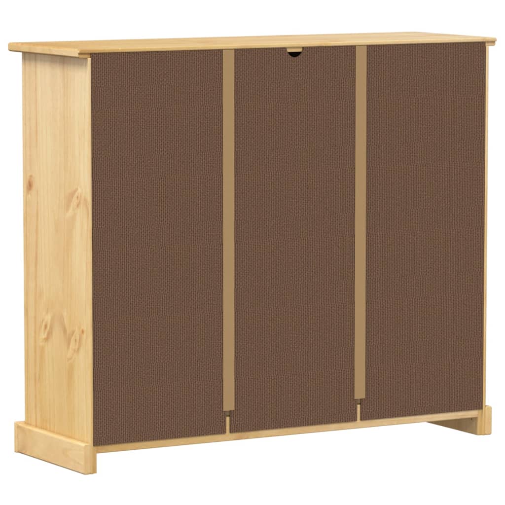 Schuhschrank Corona 99x32x47 cm Massivholz Kiefer