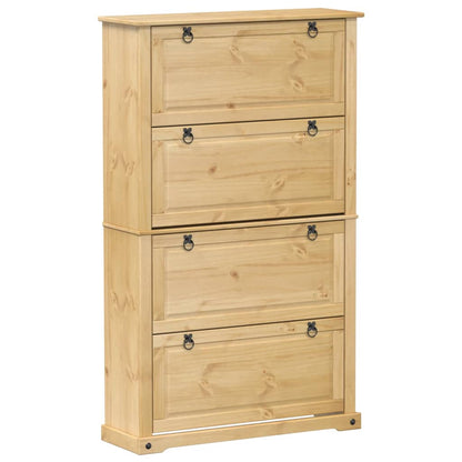 Schuhschrank Corona 99x32x47 cm Massivholz Kiefer