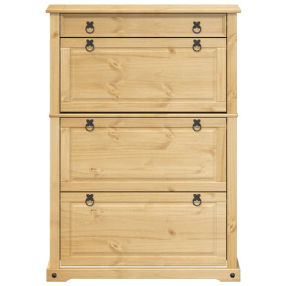 Schuhschrank Corona 99x32x47 cm Massivholz Kiefer