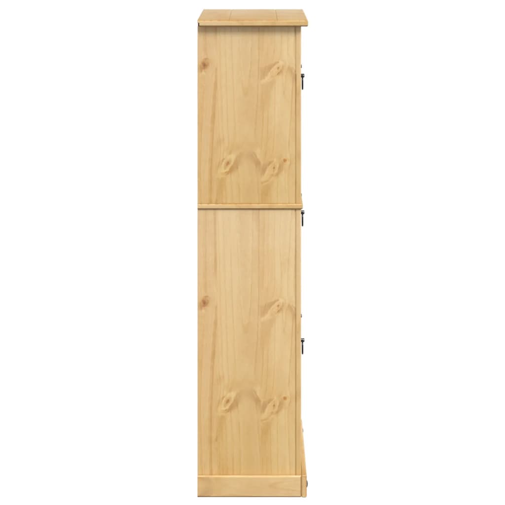 Schuhschrank Corona 99x32x47 cm Massivholz Kiefer