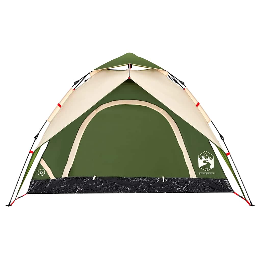Kuppel-Campingzelt 5 Personen Weiß Verdunkelt Quick Release