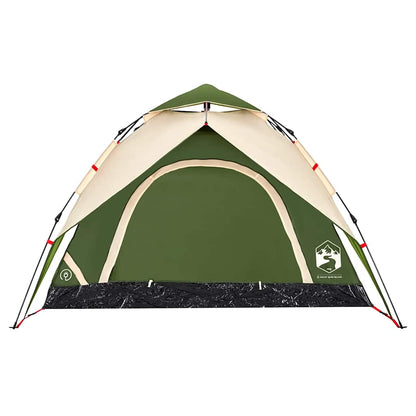Kuppel-Campingzelt 5 Personen Weiß Verdunkelt Quick Release