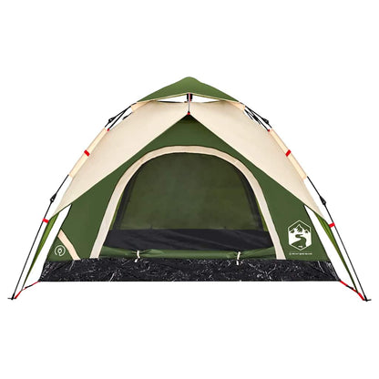 Kuppel-Campingzelt 5 Personen Weiß Verdunkelt Quick Release