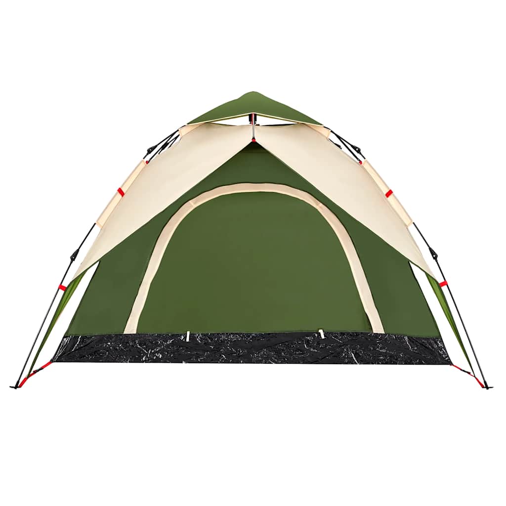 Kuppel-Campingzelt 5 Personen Weiß Verdunkelt Quick Release