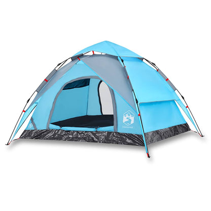 Kuppel-Campingzelt 5 Personen Weiß Verdunkelt Quick Release