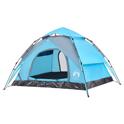 Kuppel-Campingzelt 5 Personen Weiß Verdunkelt Quick Release