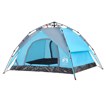 Kuppel-Campingzelt 5 Personen Weiß Verdunkelt Quick Release