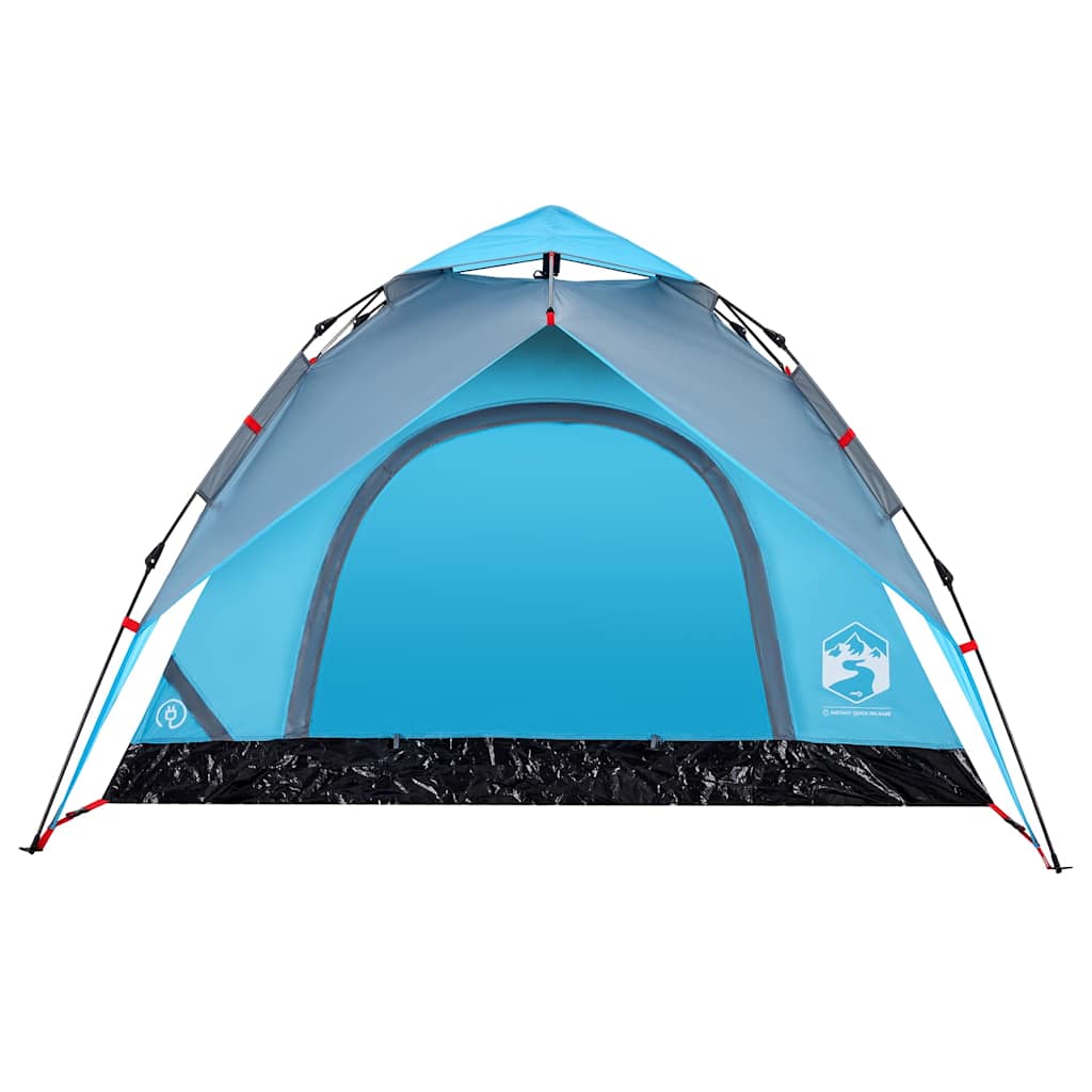 Kuppel-Campingzelt 5 Personen Weiß Verdunkelt Quick Release