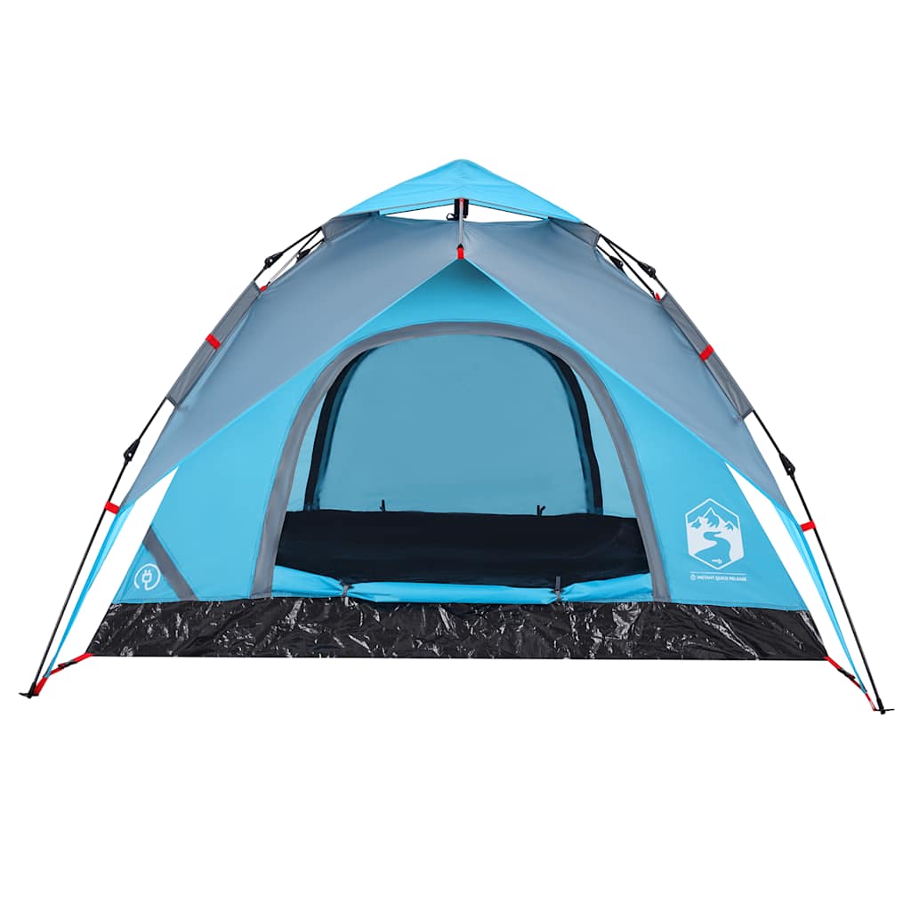 Kuppel-Campingzelt 5 Personen Weiß Verdunkelt Quick Release