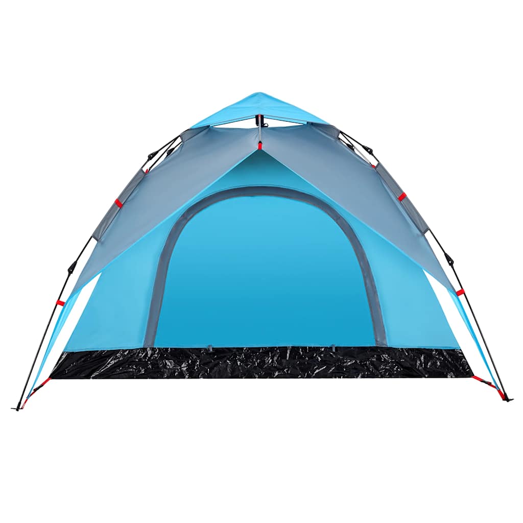 Kuppel-Campingzelt 5 Personen Weiß Verdunkelt Quick Release