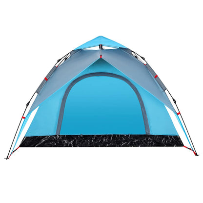 Kuppel-Campingzelt 5 Personen Weiß Verdunkelt Quick Release