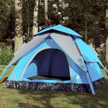 Kuppel-Campingzelt 5 Personen Weiß Verdunkelt Quick Release