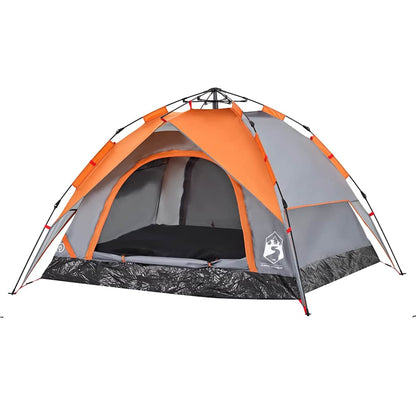 Kuppel-Campingzelt 5 Personen Weiß Verdunkelt Quick Release