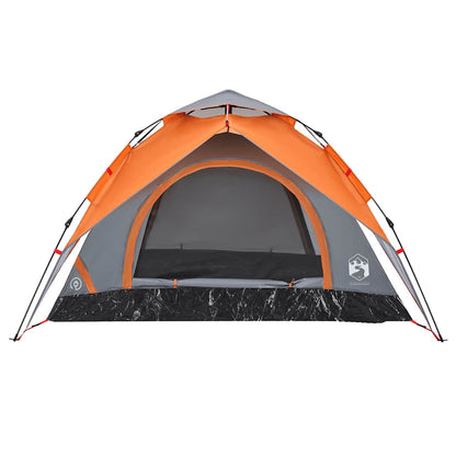 Kuppel-Campingzelt 5 Personen Weiß Verdunkelt Quick Release