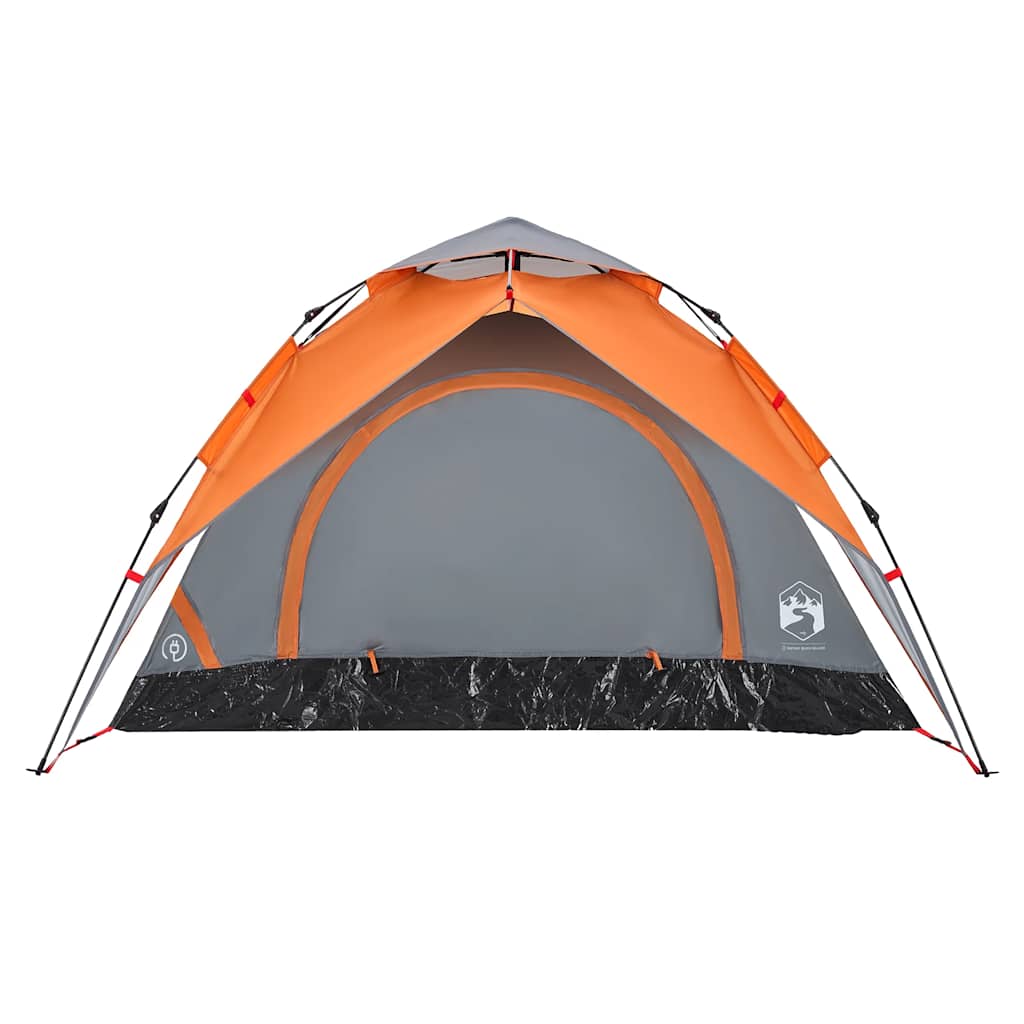 Kuppel-Campingzelt 5 Personen Weiß Verdunkelt Quick Release