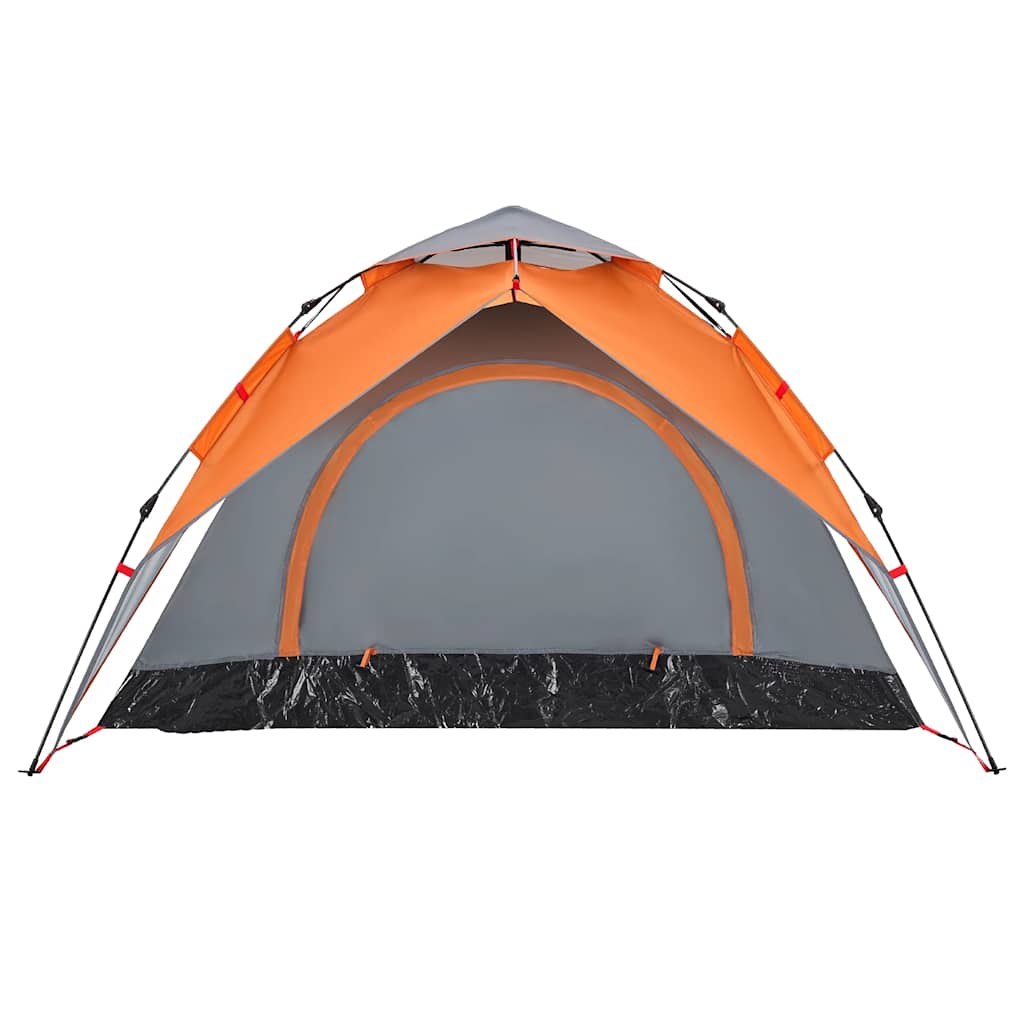 Kuppel-Campingzelt 5 Personen Weiß Verdunkelt Quick Release