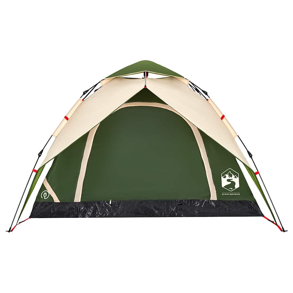 Kuppel-Campingzelt 5 Personen Weiß Verdunkelt Quick Release