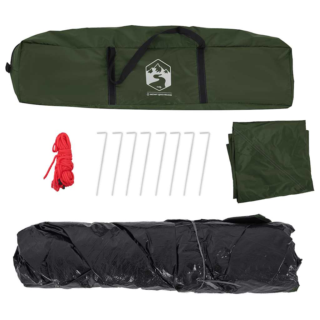 Kuppel-Campingzelt 5 Personen Weiß Verdunkelt Quick Release