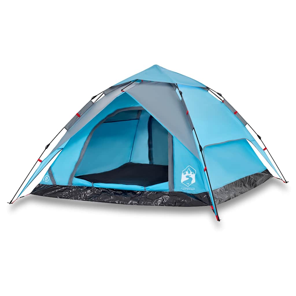 Kuppel-Campingzelt 5 Personen Weiß Verdunkelt Quick Release