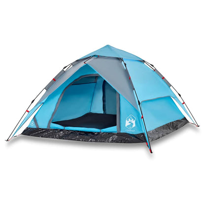 Kuppel-Campingzelt 5 Personen Weiß Verdunkelt Quick Release