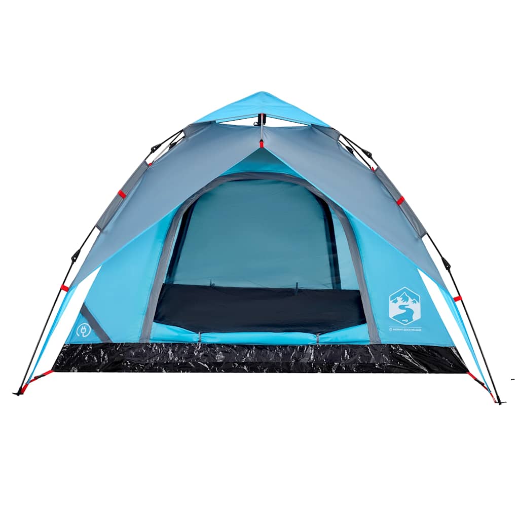 Kuppel-Campingzelt 5 Personen Weiß Verdunkelt Quick Release