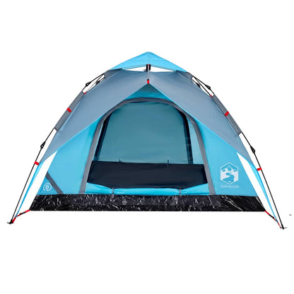 Kuppel-Campingzelt 5 Personen Weiß Verdunkelt Quick Release