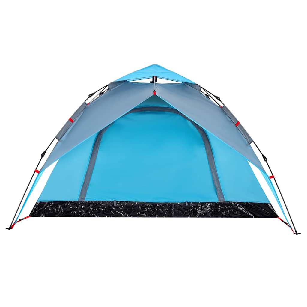 Kuppel-Campingzelt 5 Personen Weiß Verdunkelt Quick Release