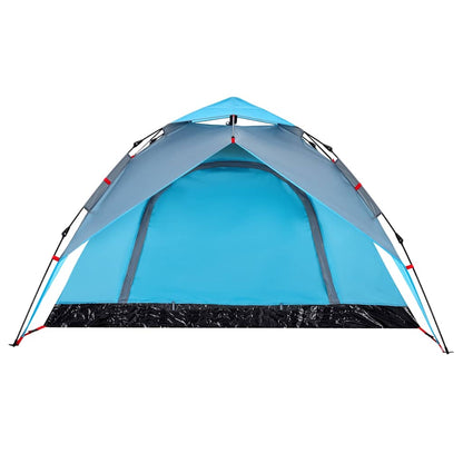 Kuppel-Campingzelt 5 Personen Weiß Verdunkelt Quick Release