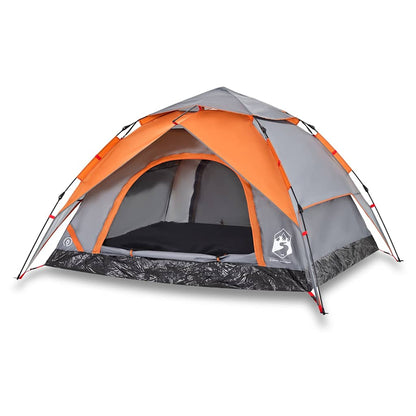 Kuppel-Campingzelt 5 Personen Weiß Verdunkelt Quick Release