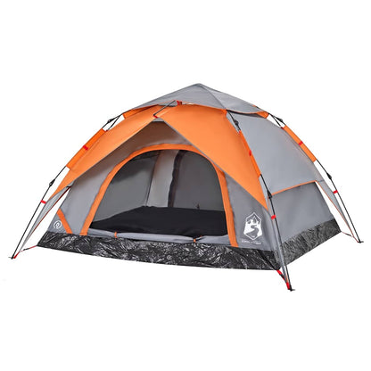Kuppel-Campingzelt 5 Personen Weiß Verdunkelt Quick Release
