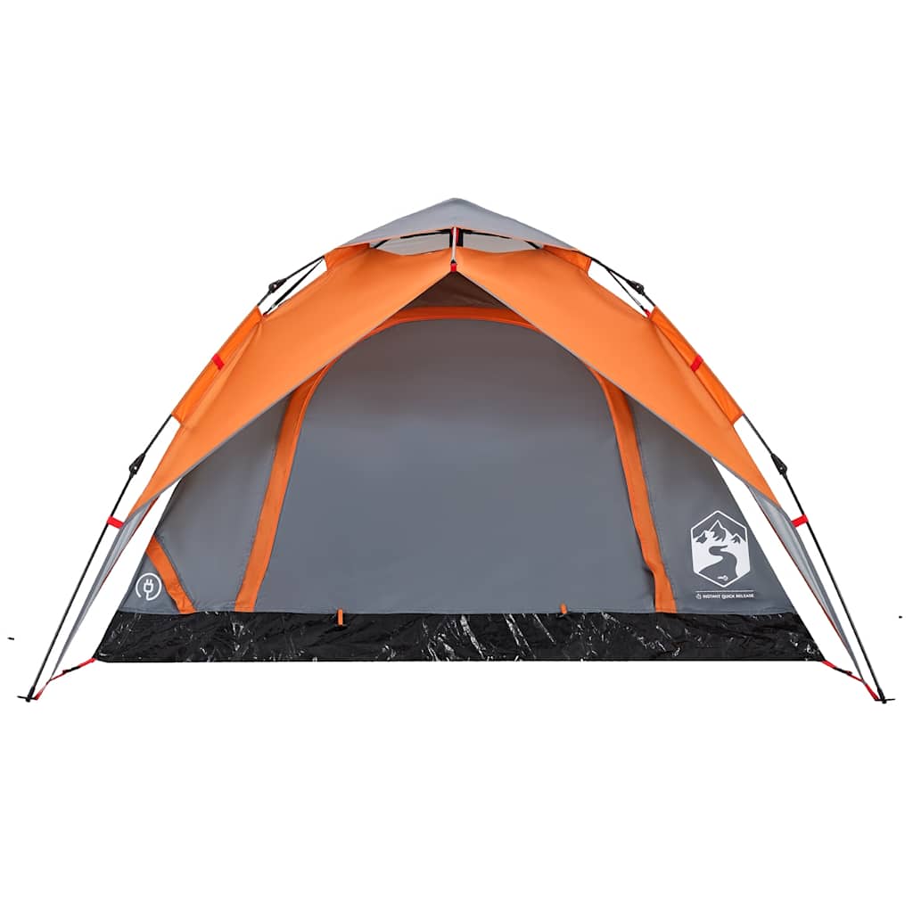 Kuppel-Campingzelt 5 Personen Weiß Verdunkelt Quick Release