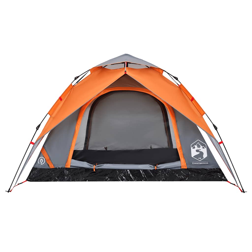 Kuppel-Campingzelt 5 Personen Weiß Verdunkelt Quick Release