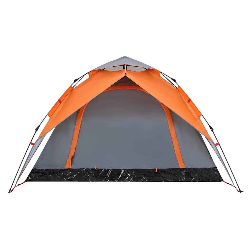 Kuppel-Campingzelt 5 Personen Weiß Verdunkelt Quick Release
