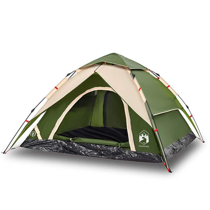 Kuppel-Campingzelt 5 Personen Weiß Verdunkelt Quick Release