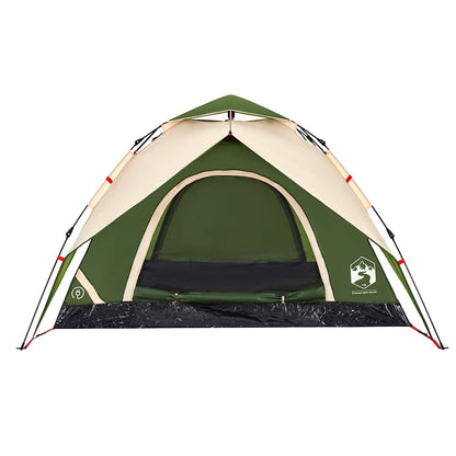 Kuppel-Campingzelt 5 Personen Weiß Verdunkelt Quick Release