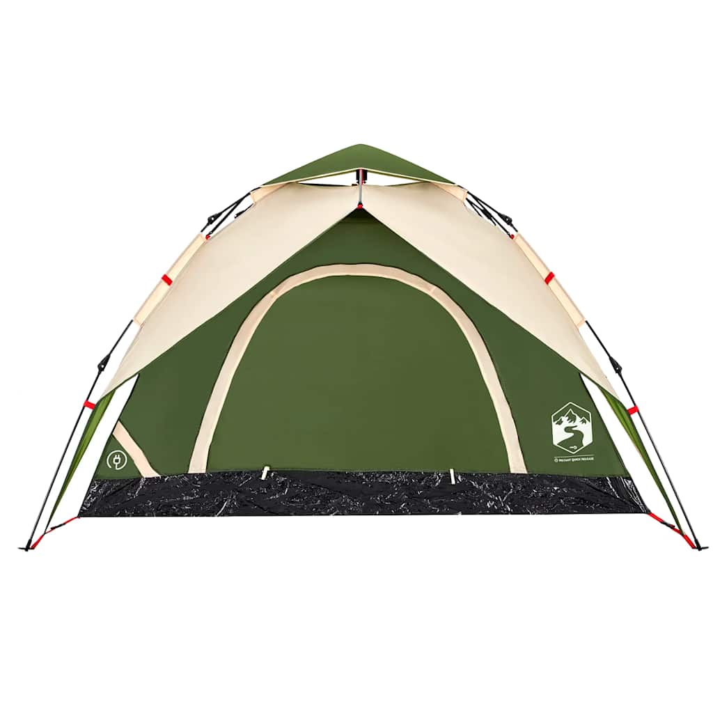 Kuppel-Campingzelt 5 Personen Weiß Verdunkelt Quick Release