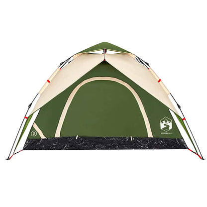 Kuppel-Campingzelt 5 Personen Weiß Verdunkelt Quick Release
