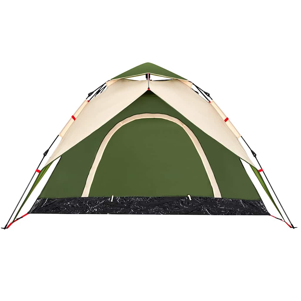 Kuppel-Campingzelt 5 Personen Weiß Verdunkelt Quick Release