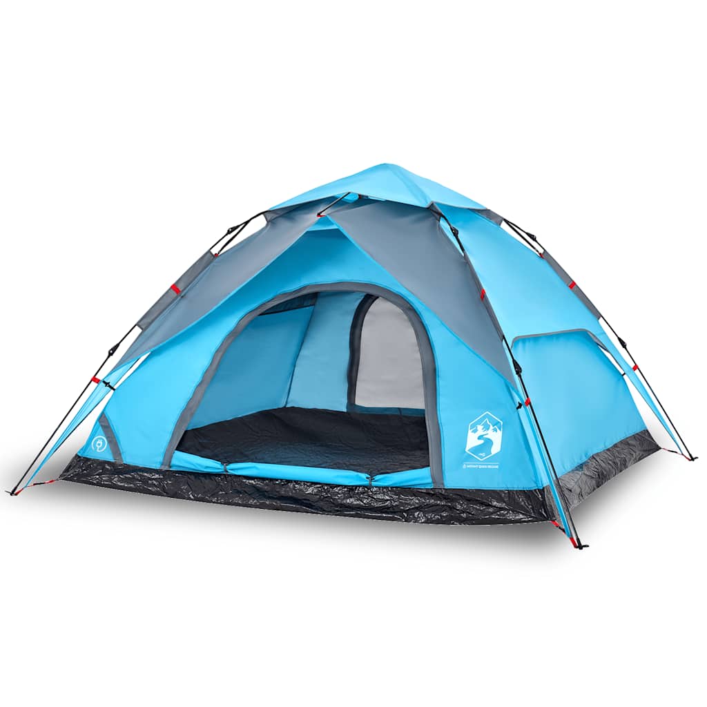 Kuppel-Campingzelt 5 Personen Weiß Verdunkelt Quick Release