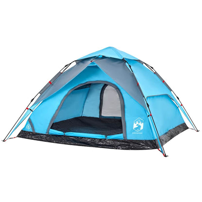 Kuppel-Campingzelt 5 Personen Weiß Verdunkelt Quick Release