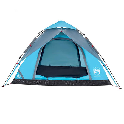 Kuppel-Campingzelt 5 Personen Weiß Verdunkelt Quick Release