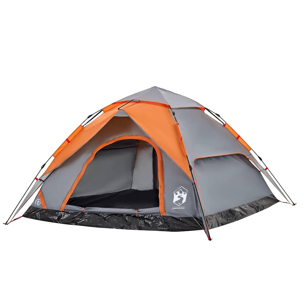 Kuppel-Campingzelt 5 Personen Weiß Verdunkelt Quick Release