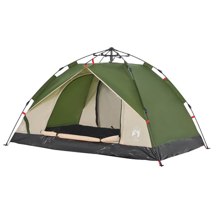 Kuppel-Campingzelt 2 Personen Weiß Verdunkelt Quick Release