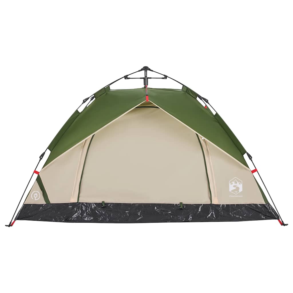 Kuppel-Campingzelt 2 Personen Weiß Verdunkelt Quick Release