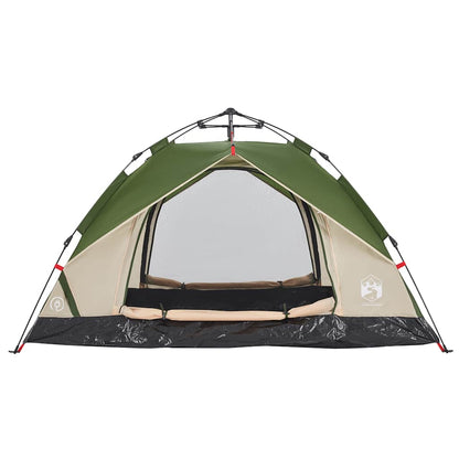 Kuppel-Campingzelt 2 Personen Weiß Verdunkelt Quick Release