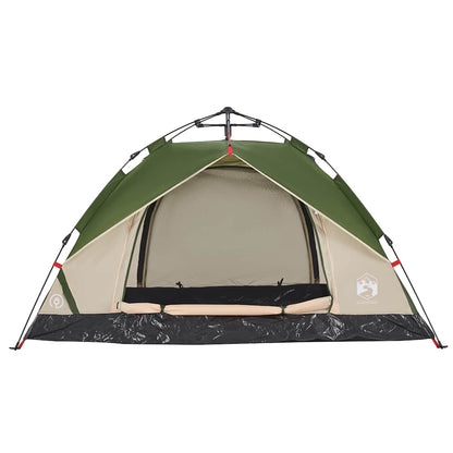 Kuppel-Campingzelt 2 Personen Weiß Verdunkelt Quick Release