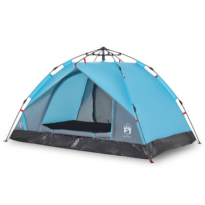 Kuppel-Campingzelt 2 Personen Weiß Verdunkelt Quick Release