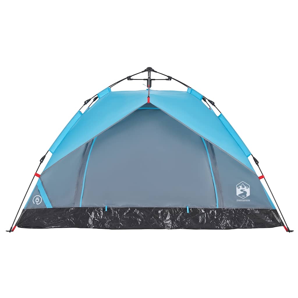 Kuppel-Campingzelt 2 Personen Weiß Verdunkelt Quick Release